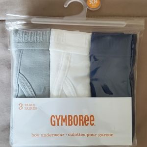 Gymboree Kid Boy Size 4 Basic Colors Underwear.